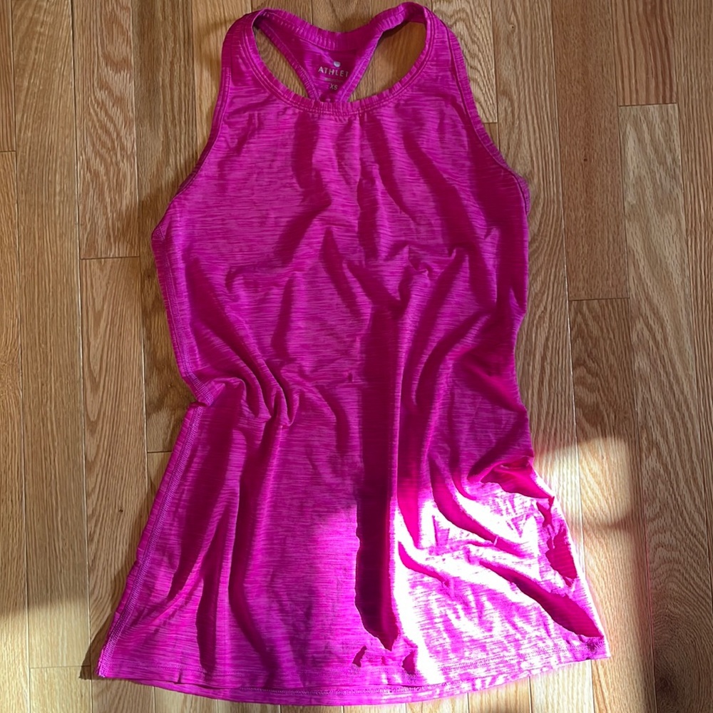 Athleta, loose high neck tank